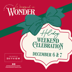 THE SHOPS AT SKYVIEW INVITES THE COMMUNITY TO FESTIVE HOLIDAY WEEKEND CELEBRATION