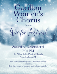 Carillon Women's Chorus Winter Concert