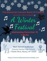 Memorial Concert Band of Colonie presents A Winter Festival