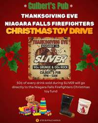 CULBERT’S PUB THANKSGIVING EVE PARTY WITH SLIVER