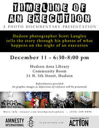 Timeline of an Execution:  A Photo Documentary Presentation