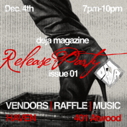 DEJA Magazine Issue 01 Release Party