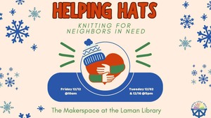 Helping Hats: Knitting For Neighbors In Need (Registration Required)