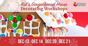 Kid's Gingerbread House Decorating Workshop at Lyman Orchards