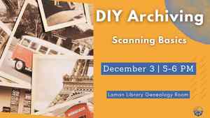 DIY Archiving: Scanning Basics