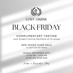 Lost Creek Winery Black Friday Sale