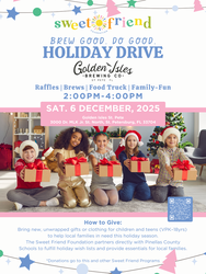 Do Good Brew Good Holiday Drive 2025 for the Sweet Friend Foundation