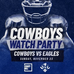 Cowboys vs Eagles Watch Party