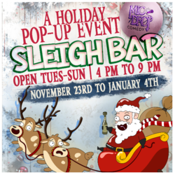 SLEIGH BAR: HOLIDAY POP UP LOUNGE
