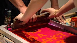 Free Art Workshop: Sanctuary City Print Shop