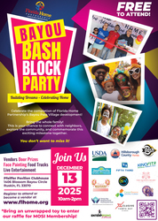 Bayou Bash Community Block Party- Celebrating Affordable Housing!