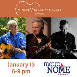MN Guitar Society Monthly FREE Concert - Fingerstyle and Jazz Artists!