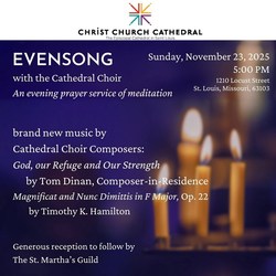 World Premiere at Christ Church Cathedral