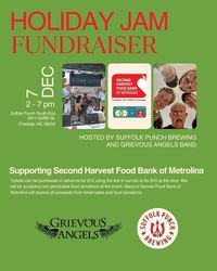 Holiday Jam Fundraiser Supporting Second Harvest Food Bank of Metrolina