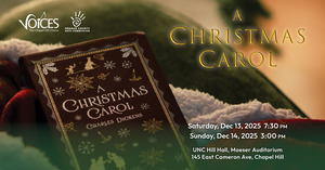 Voices Chapel Hill's “Christmas Carol” concert featuring WUNC’s Catherine Brand