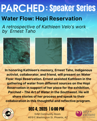 Parched: Speaker Series - In Memory of Kathleen Velo