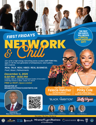 First Fridays: Network and Chill Opportunity with Guest Speakers Pinky Cole and Felecia Hatcher