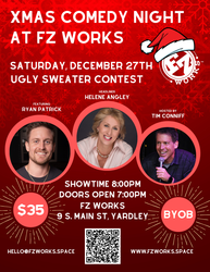 Xmas Comedy Show + Ugly Sweater Contest @FZWorks