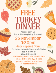 FREE TURKEY DINNER
