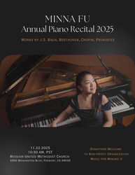 Minna Fu Annual Piano Recital 2025