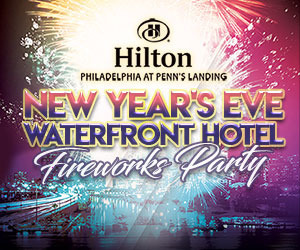 New Year's Eve Fireworks Party at the Hilton Penn's Landing