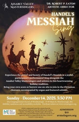 Come Sing Handel's Messiah with the Assabet Valley Mastersingers!