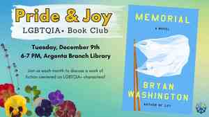 Pride & Joy LGBTQIA+ Book Club: Memorial