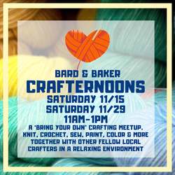 Crafternoons in The Cottage Crafting Meetup at Bard & Baker in Troy