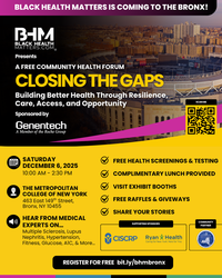 Join Us at the FREE Black Health Matters Community Health Forum