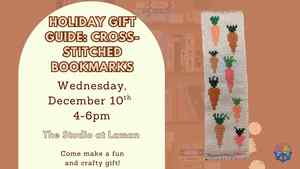 Holiday Gift Guide: Cross-Stitched Bookmarks!