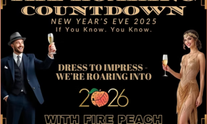 New Year's Eve 2025 with Live Music from Fire Peach!