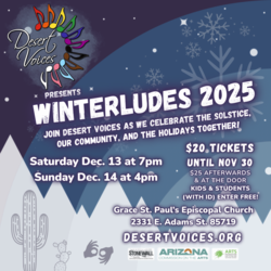 Desert Voices Chorus Presents: Winterludes 2025