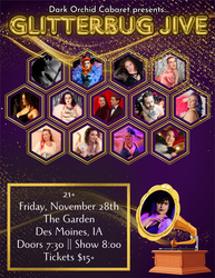 Dark Orchid Cabaret Glitterbug Jive