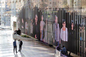 Stream by Artist Gabriel Barcia-Colombo on view at 150 Media Stream