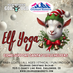 Baby Goat Elf Yoga @ Colorado Christmas Bazaar