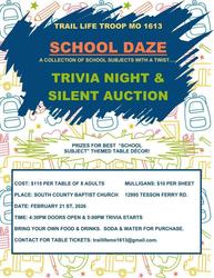Trail Life Troop MO 1613 Trivia Night & Silent Auction