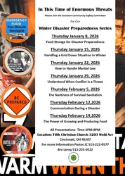 Winter Disaster Preparedness Series
