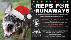 Reps for Runaways - Group Fitness Workout & Pet Adoption Event