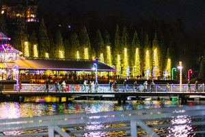 Ivar's Clam Lights at Gene Coulon Memorial Beach Park