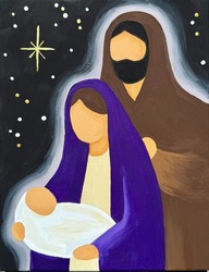 "O Holy Night" In-Studio Paint Party!