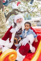 Selfies with Santa at Legacy West North Pole
