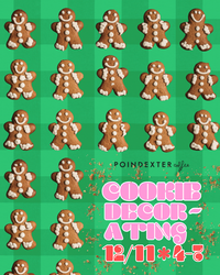 Holiday Cookie Decorating at Poindexter