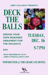 Poindexter Hosts Deck the Balls with Libby Callaway