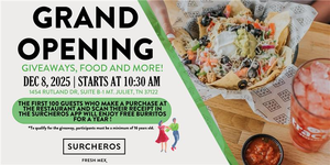 Join us for Surcheros’ Grand Opening Celebration in Mt. Juliet, TN!