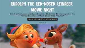 Rudolph The Red-Nosed Reindeer Movie Night: Rock Cities Read Around