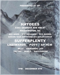 sufferplenty, LASTWXRDS, po9t, AP YCM, WLLY & more