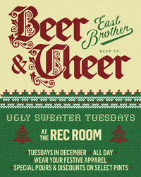 “Beer & Cheer” Ugly Sweater Tuesdays