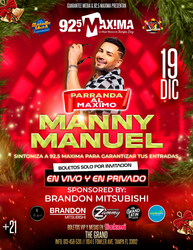 PARRANDA AL MÁXIMO with MANNY MANUEL