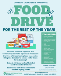 Newly Opened St. Louis Dispensary Hosts Food Drive in South County