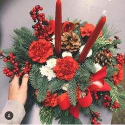 Cactus Flower Florists DIY Holiday Centerpiece Design Class